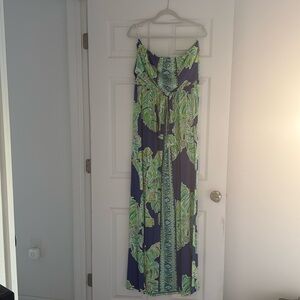 Lilly Pulitzer strapless maxi dress worn once for a dinner